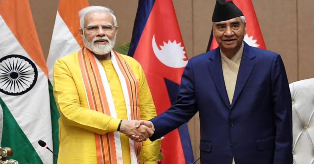 सरकारले गरेका कामको सूचीमा भारतीय प्रधानमन्त्री नरेन्द्र मोदीको लुम्बिनी भ्रमण पनि