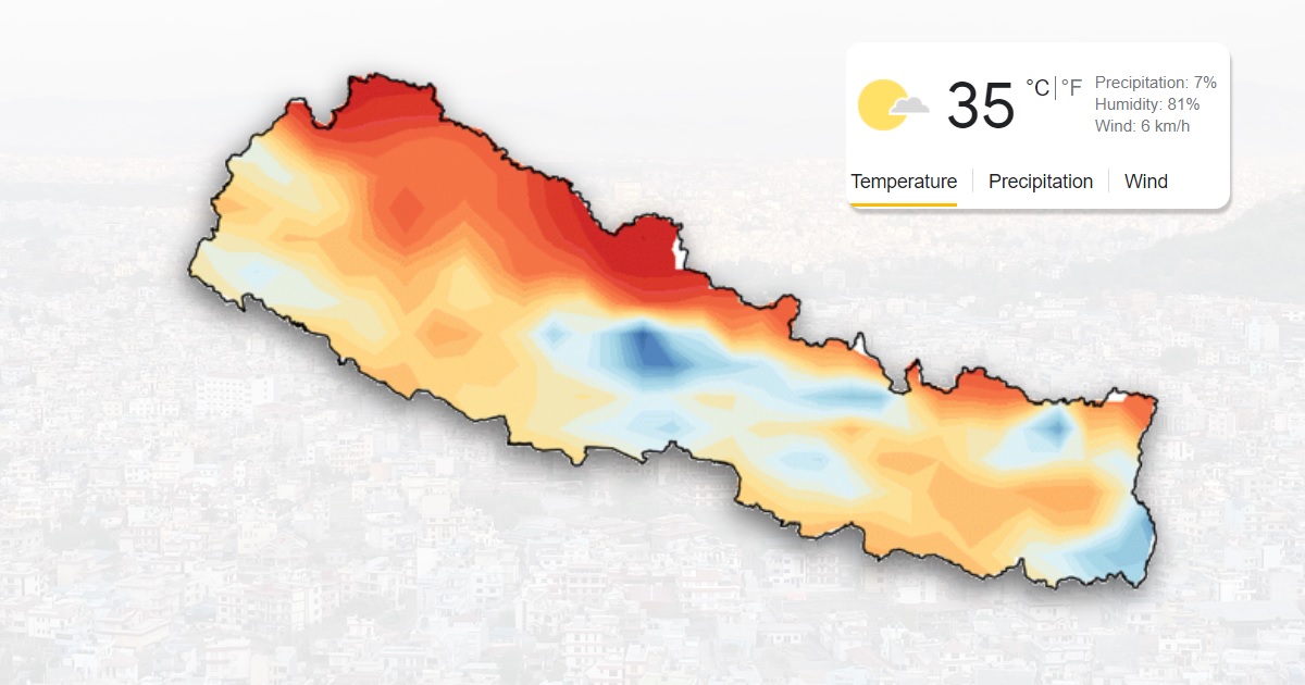 यस कारण बढिरहेको छ नेपालमा गर्मी, अझै तीन–चार दिन मनसुन सक्रिय नहुने