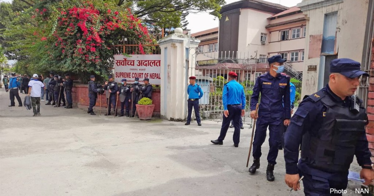 चोलेन्द्र सर्वोच्च फर्किने हल्लापछि सर्वोच्च अदालत अगाडि सुरक्षा सतर्कता बढाइयो