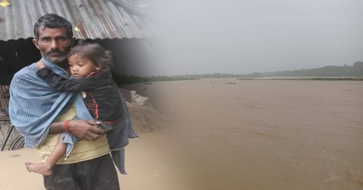 राप्ती नदीमा  बाढी – तटीय क्षेत्रका तीन सयभन्दा बढी घर डुबानमा