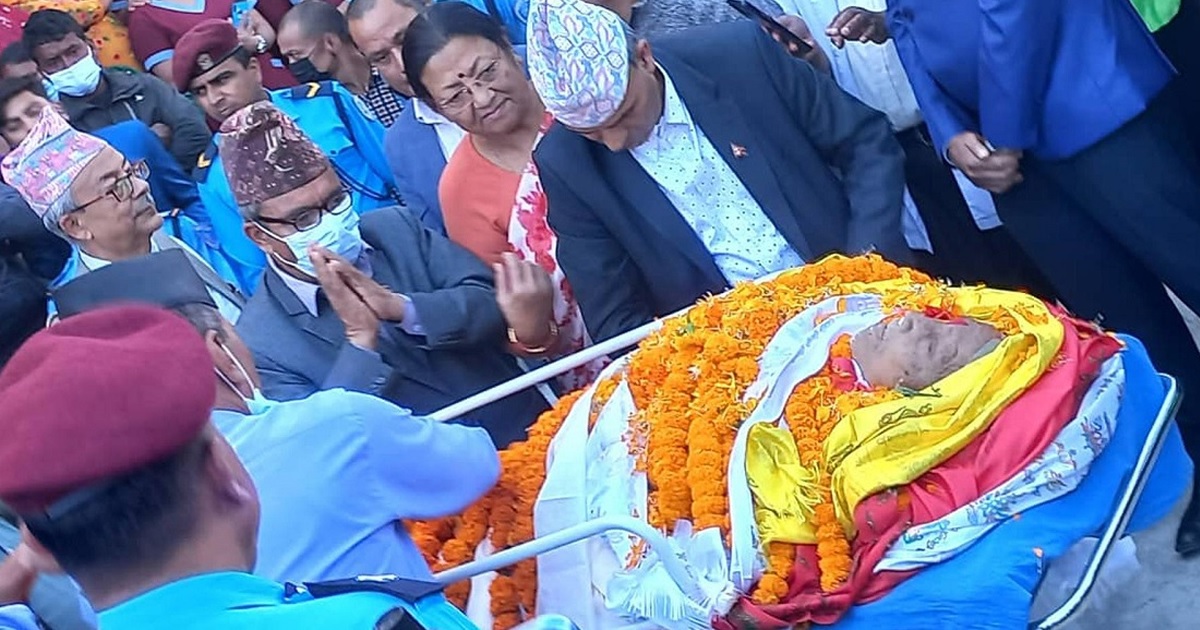 जोशीको शरीर श्रद्धाञ्जलिलाई किष्टमा राखियो,  श्रद्धाञ्जलीपछि अस्पताललाई नै हस्तान्तरण गरिने