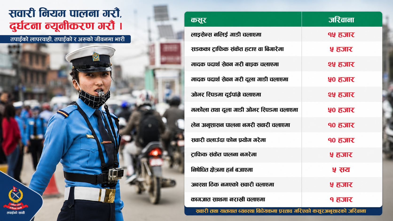 विश्लेषण: नेपालीको आम्दानीसँग मेल खान्छ त प्रस्तावित ट्राफिक जरिवाना? विकसित देशको अभ्यासले के भन्छ?